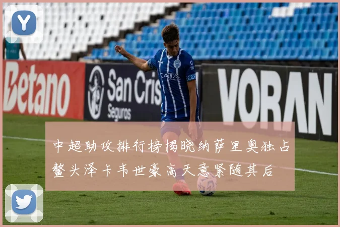 中超助攻排行榜揭晓纳萨里奥独占鳌头泽卡韦世豪高天意紧随其后